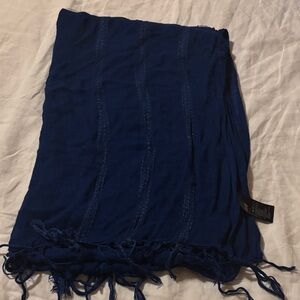 H&M Dark Blue Lightweight Scarf